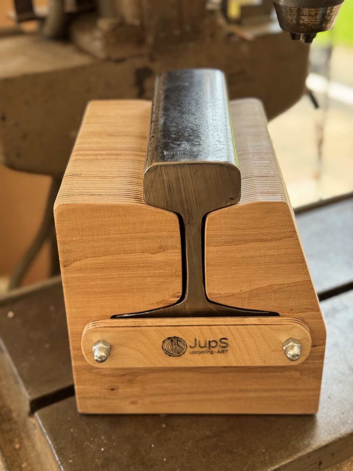Amboss aus Eisenbahnschiene – Bild 3 von 7