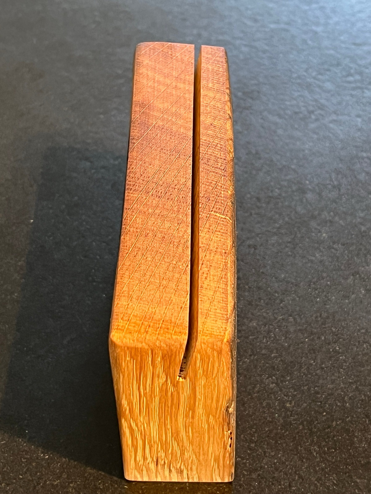 Kartenhalter aus alter Fassdaube – Bild 4 von 5