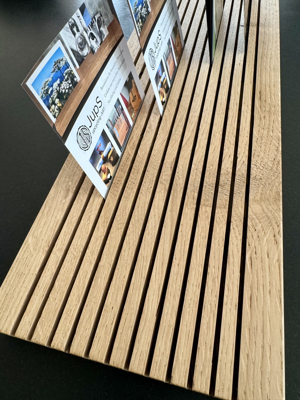 Kartenhalter aus altem Eichenholz – Bild 4 von 4